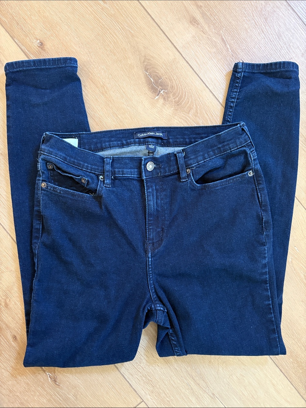 Calvin Klein Women's Dark Blue Skinny Jeans